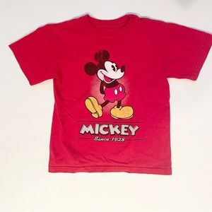 Disney classic Mickey Mouse Tee Red Size XS (4)